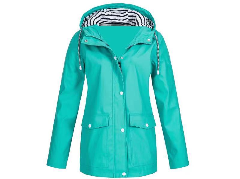 Veste coupe-vent femme – Veste légère imperméable pour randonnée et outdoor