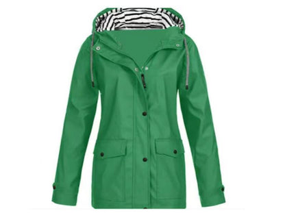 Veste coupe-vent femme – Veste légère imperméable pour randonnée et outdoor