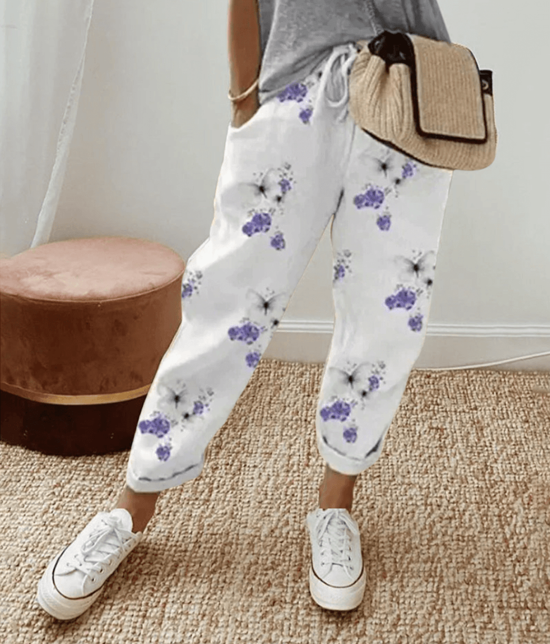 Pantalons imprimés mode femme – Pantalons tendance à motifs pour été chic