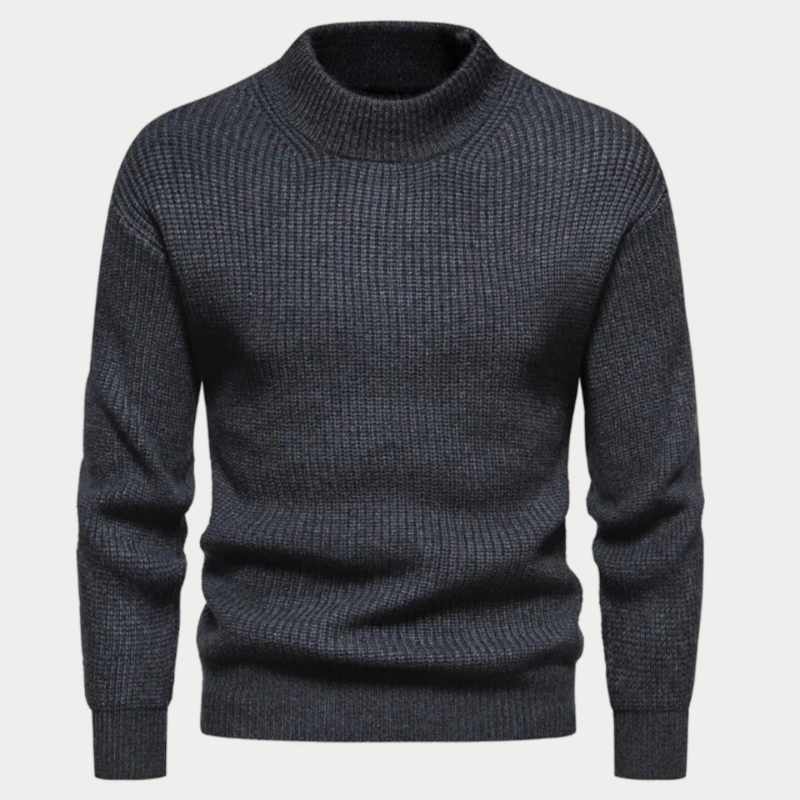 Pull col rond homme – Sweat-shirt confortable en coton pour look décontracté