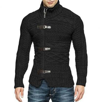 Pull col roulé homme – Tricot chaud et confortable pour hiver élégant