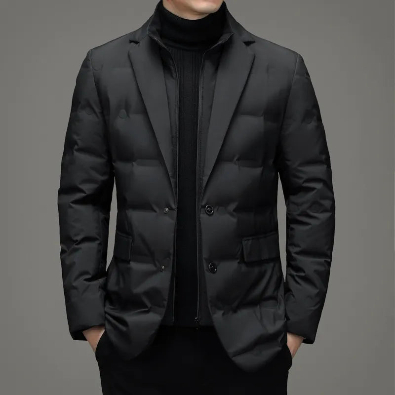 Duvet formel homme – Veste élégante en duvet pour occasions habillées