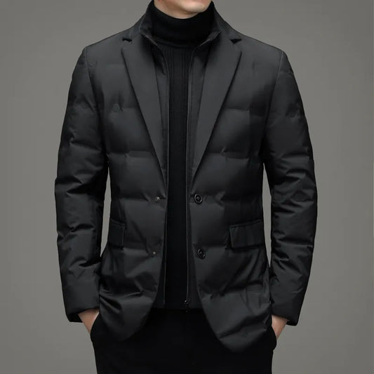 Duvet formel homme – Veste élégante en duvet pour occasions habillées