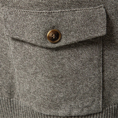 Gilet homme avec boutons – Gilet élégant en laine pour occasions formelles