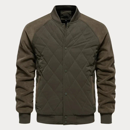 Veste bomber homme – Veste matelassée col montant tendance et chaude