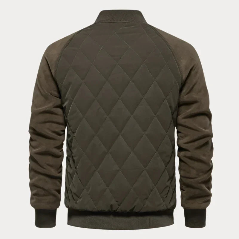 Veste bomber homme – Veste matelassée col montant tendance et chaude