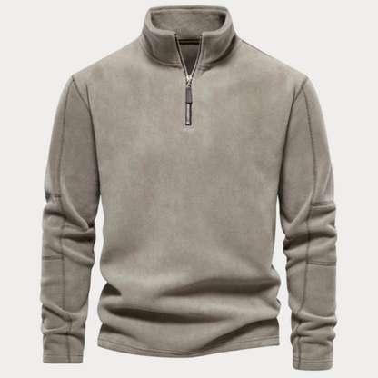 Pull col montant homme – Sweat à demi-zip confortable et tendance pour l'hiver