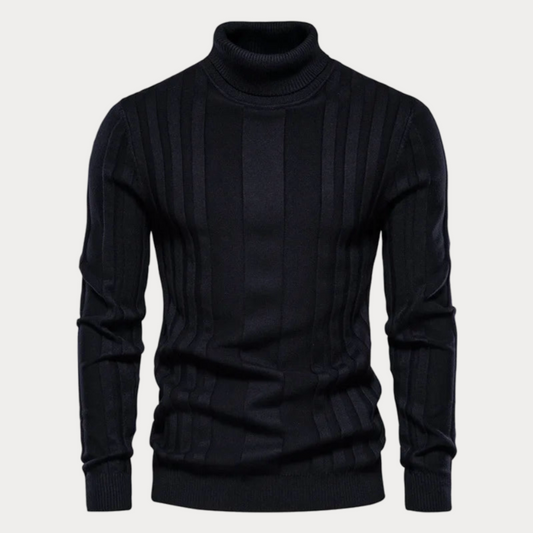 Pull col roulé homme – Pull en laine doux et chaud pour hiver élégant