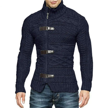 Pull col roulé homme – Tricot chaud et confortable pour hiver élégant