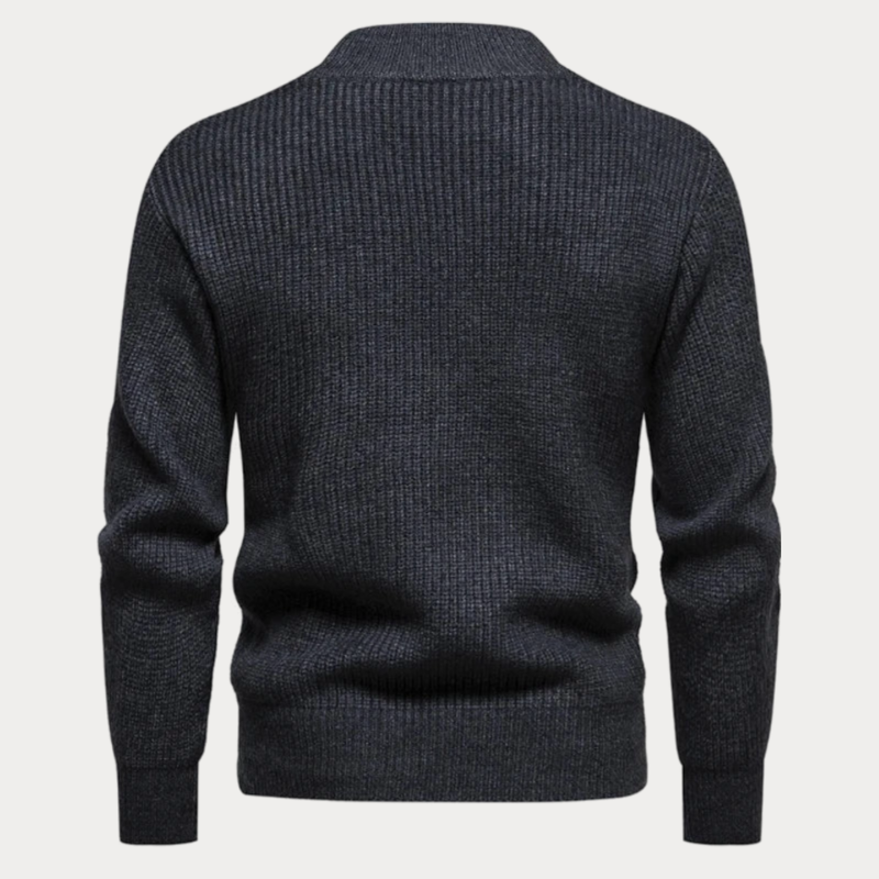 Pull col rond homme – Sweat-shirt confortable en coton pour look décontracté