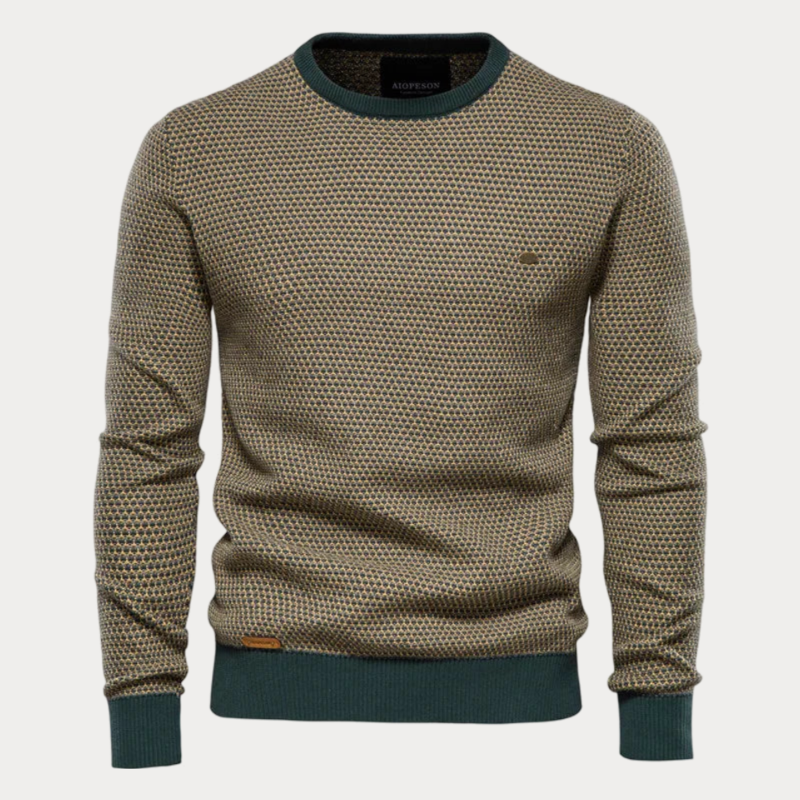 Pull en tricot homme – Pull décontracté en laine doux et confortable