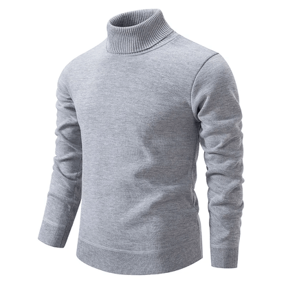 Pull col roulé homme – Pull en laine doux et chaud pour hiver élégant