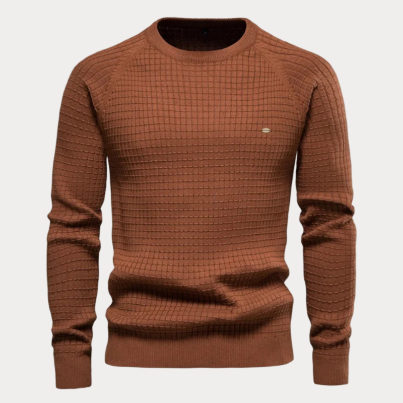 Pull en tricot homme – Pull léger et confortable pour hiver élégant