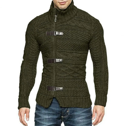 Pull col roulé homme – Tricot chaud et confortable pour hiver élégant