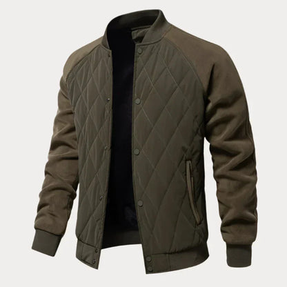 Veste bomber homme – Veste matelassée col montant tendance et chaude