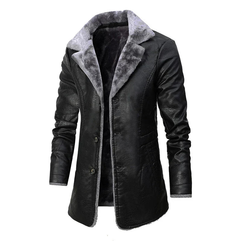 Veste homme simple boutonnage – Blazer élégant avec revers pour occasions spéciales