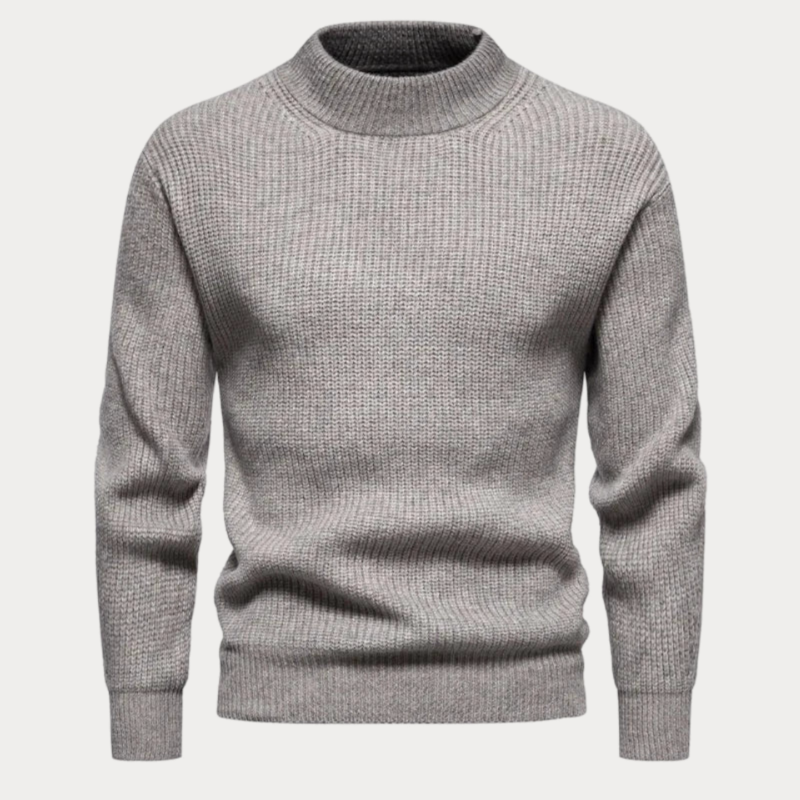 Pull col rond homme – Sweat-shirt confortable en coton pour look décontracté