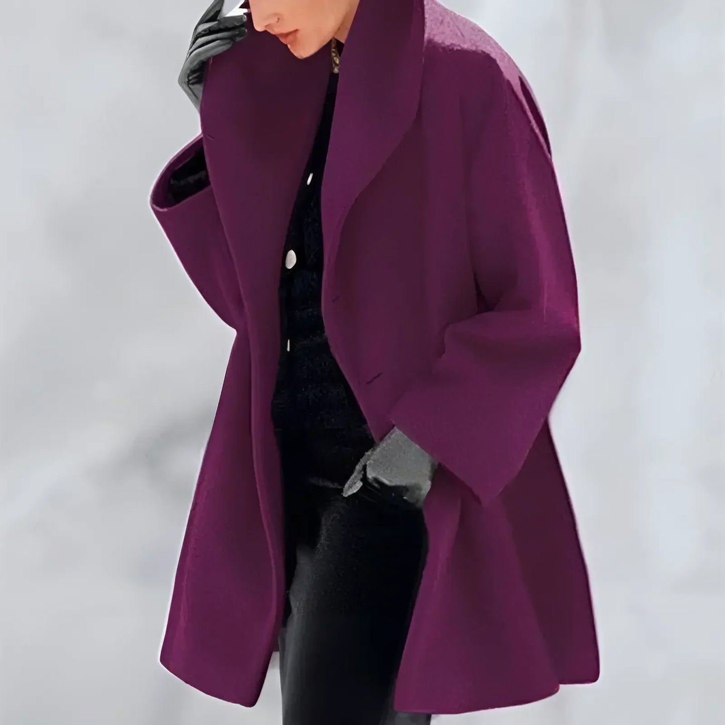 Veste d'hiver femme – Manteau surdimensionné chaud et élégant pour l'hiver