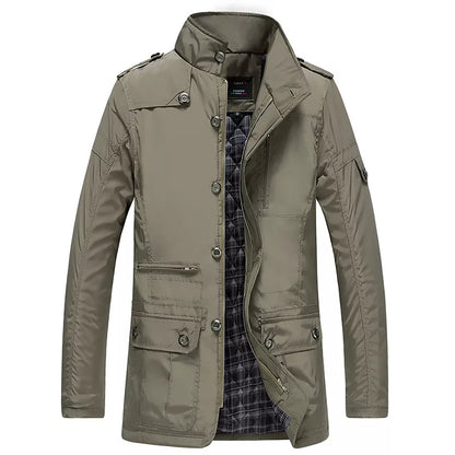 Veste Multi-Poche Homme – Veste légère en coton avec poches pratiques et style décontracté