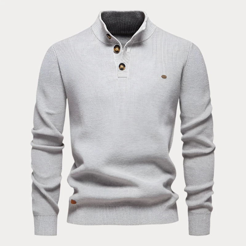 Pull col roulé homme – Pull en laine doux et chaud pour hiver élégant