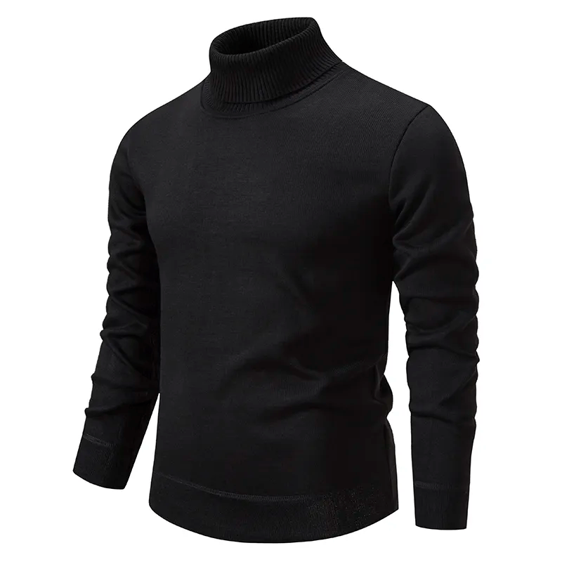 Pull col roulé homme – Pull en laine doux et chaud pour hiver élégant