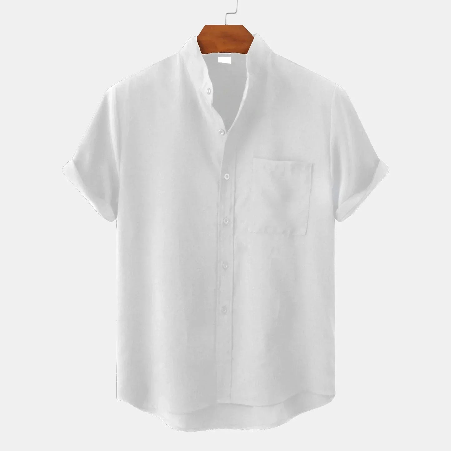 Chemise décontractée homme – Chemise à boutons en coton pour look casual chic