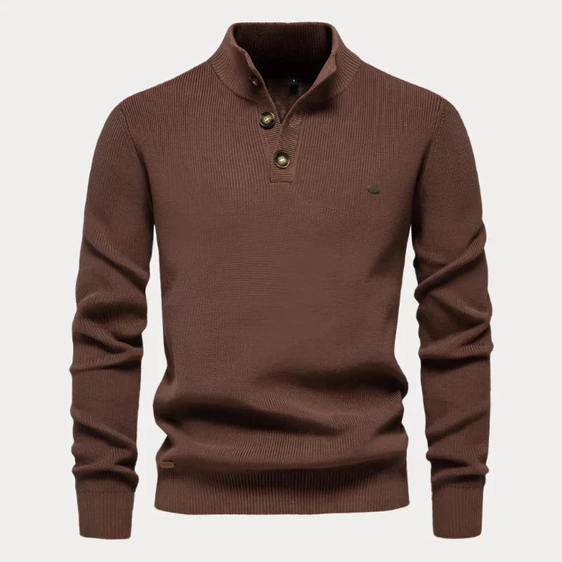 Pull col roulé homme – Pull en laine doux et chaud pour hiver élégant