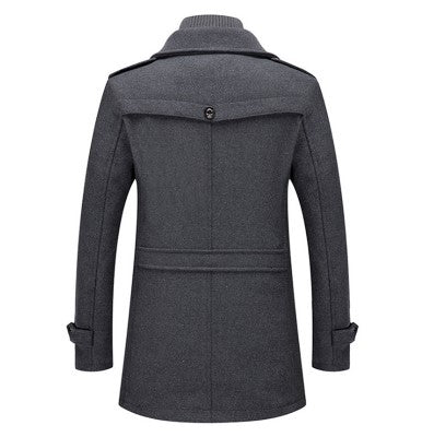 Manteau d'hiver homme – Veste col roulé chaude et élégante pour le froid