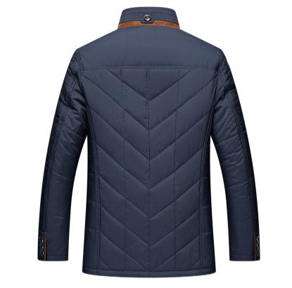 Veste d'hiver homme – Manteau chaud en laine avec capuche et style moderne