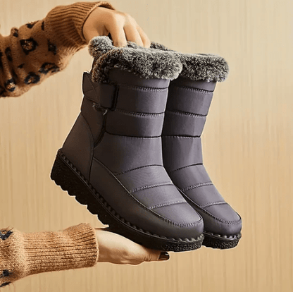 Bottes d'hiver imperméables femme – Chaussures chaudes et confortables pour neige