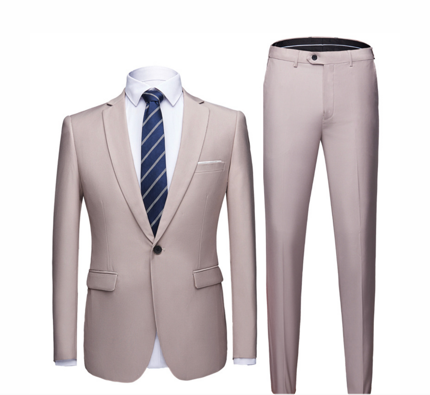 Blazer et pantalon homme – Ensemble formel élégant en tissu confortable et moderne