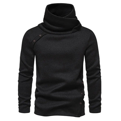 Pull col roulé homme – Pull à boutons design élégant pour hiver et casual