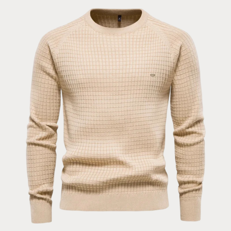 Pull en tricot homme – Pull léger et confortable pour hiver élégant