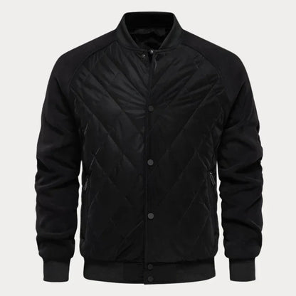 Veste bomber homme – Veste matelassée col montant tendance et chaude