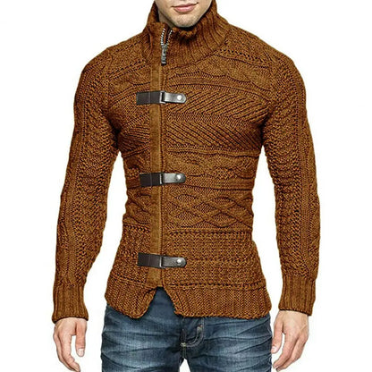 Pull col roulé homme – Tricot chaud et confortable pour hiver élégant