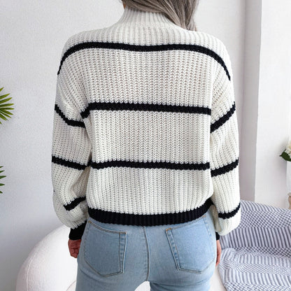 Pull Femme Tendance – Pull élégant en maille douce, style décontracté et tendance