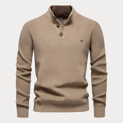 Pull col roulé homme – Pull en laine doux et chaud pour hiver élégant