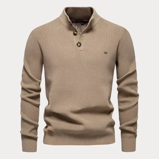 Pull col roulé homme – Pull en laine doux et chaud pour hiver élégant