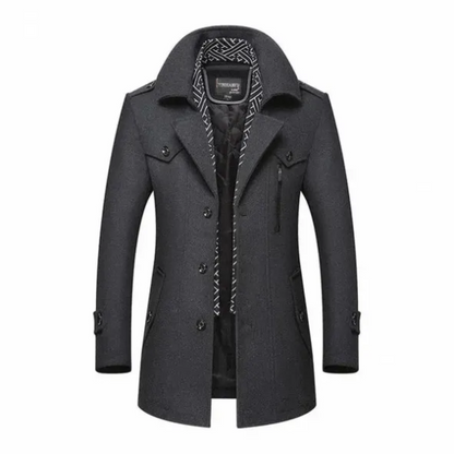 Trench-coat homme – Manteau élégant avec col châle pour toutes occasions