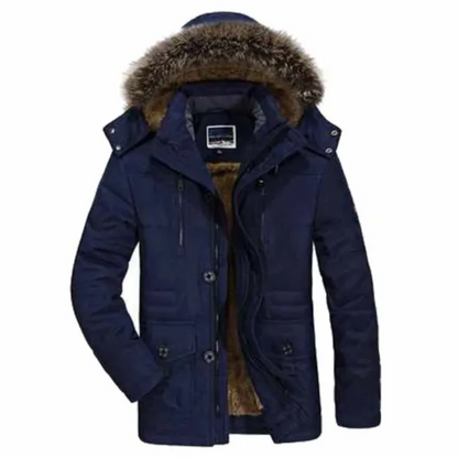 Parka d'hiver homme – Veste chaude avec poches avant et coupe moderne