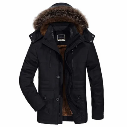 Parka d'hiver homme – Veste chaude avec poches avant et coupe moderne