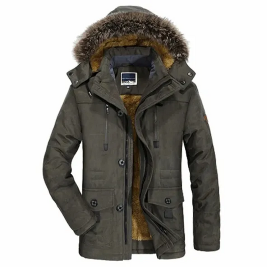 Parka d'hiver homme – Veste chaude avec poches avant et coupe moderne