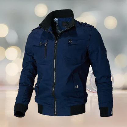 Veste homme col montant – Veste avec poches pratiques et design moderne