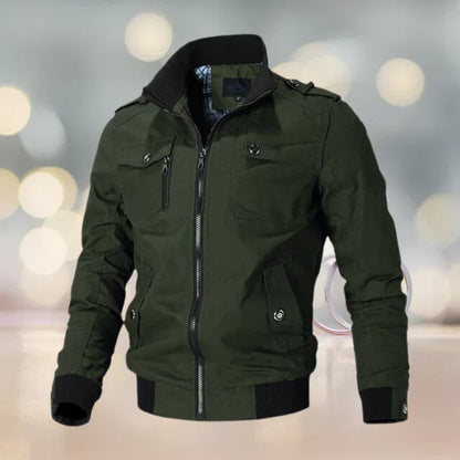 Veste homme col montant – Veste avec poches pratiques et design moderne