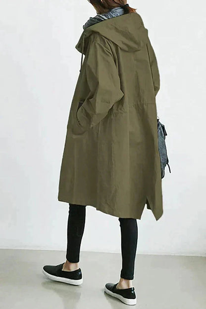 Trench-coat femme – Manteau élégant à un rang pour style chic et intemporel