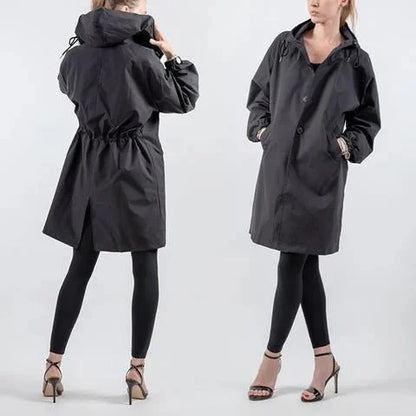 Trench-coat femme – Manteau élégant à un rang pour style chic et intemporel