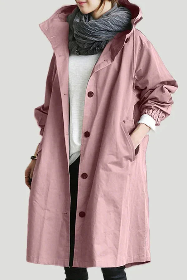 Trench-coat femme – Manteau élégant à un rang pour style chic et intemporel