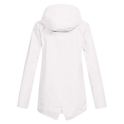 Imperméable femme – Veste imperméable avec capuche légère et élégante