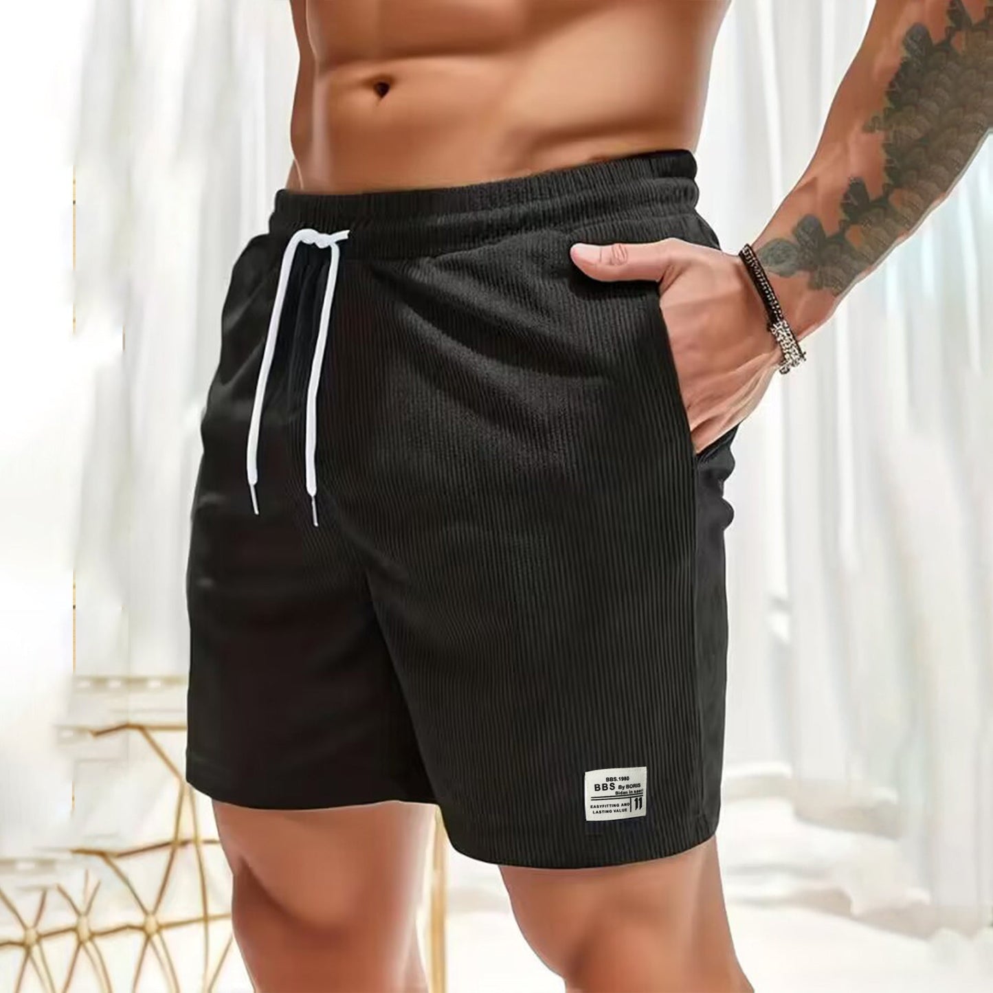 Shorts de loisirs homme – Shorts confortables en coton pour été et vacances