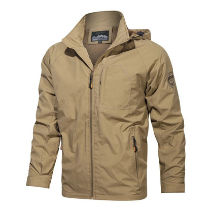 Veste coupe-vent homme – Veste imperméable légère pour randonnée et outdoor